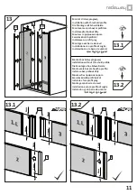 Предварительный просмотр 11 страницы Radaway Torrenta DWJS Assembly Instruction Manual