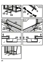 Предварительный просмотр 14 страницы Radaway Torrenta DWJS Assembly Instruction Manual