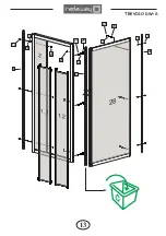 Preview for 13 page of Radaway Treviso DW Assembly Instruction Manual