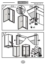 Preview for 16 page of Radaway Treviso DW Assembly Instruction Manual