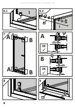 Preview for 8 page of Radaway Twist DW Assembly Instruction Manual