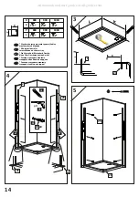 Предварительный просмотр 14 страницы Radaway Twist DW Assembly Instruction Manual