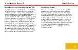 Preview for 19 page of Radcal Accu-Gold Touch User Manual