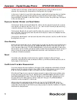 Preview for 21 page of Radcal Dynalyzer III Operation Manual