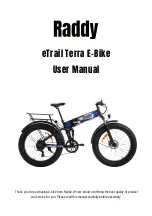 Raddy eTrail Terra User Manual preview