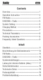 Предварительный просмотр 3 страницы Raddy RD23 Use Manual