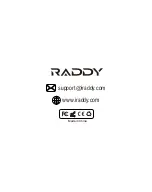 Предварительный просмотр 25 страницы Raddy RF320 Manual