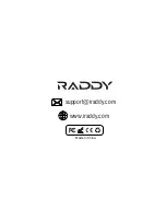 Предварительный просмотр 34 страницы Raddy RF750 User Manual