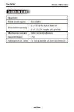 Preview for 43 page of Raddy WF-60C User Manual