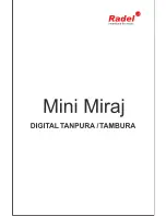 Preview for 1 page of Radel Mini Miraj Manual