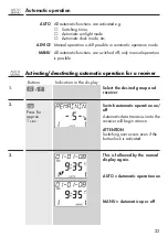 Preview for 23 page of RADEMACHER 2411 Operating Instructions Manual