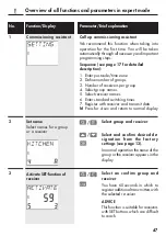 Preview for 47 page of RADEMACHER 2411 Operating Instructions Manual