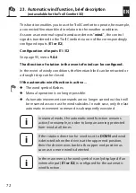 Preview for 72 page of RADEMACHER 3650 00 12 Instruction Manual For The Electrical Connection And For Commissioning