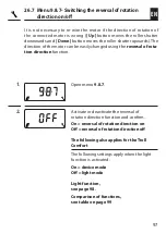 Preview for 97 page of RADEMACHER 3650 00 12 Instruction Manual For The Electrical Connection And For Commissioning