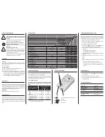 Предварительный просмотр 2 страницы RADEMACHER DuoFern Switch Adapter Plug 9472 Operating And Assembly Manual