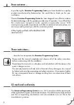 Preview for 2 page of RADEMACHER Fernotron Programming Centre Operating Instructions Manual