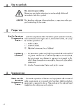 Preview for 4 page of RADEMACHER Fernotron Programming Centre Operating Instructions Manual