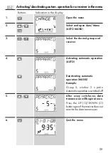 Preview for 25 page of RADEMACHER Fernotron Programming Centre Operating Instructions Manual