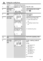 Preview for 29 page of RADEMACHER Fernotron Programming Centre Operating Instructions Manual