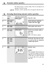 Preview for 35 page of RADEMACHER Fernotron Programming Centre Operating Instructions Manual