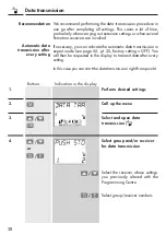 Preview for 38 page of RADEMACHER Fernotron Programming Centre Operating Instructions Manual