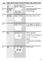 Preview for 43 page of RADEMACHER Fernotron Programming Centre Operating Instructions Manual