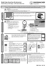 RADEMACHER RolloTube DuoFern Brief Instructions For Installation And Initial Commissioning preview