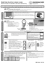 Предварительный просмотр 2 страницы RADEMACHER RolloTube DuoFern Brief Instructions For Installation And Initial Commissioning