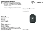 RADEMACHER RP-SX5-HS-RF11 Quick Start Manual preview