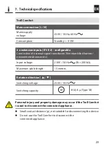 Preview for 23 page of RADEMACHER Troll Comfort Instruction Manual For The Electrical Connection And For Commissioning