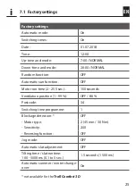 Preview for 25 page of RADEMACHER Troll Comfort Instruction Manual For The Electrical Connection And For Commissioning