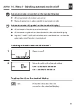 Preview for 47 page of RADEMACHER Troll Comfort Instruction Manual For The Electrical Connection And For Commissioning