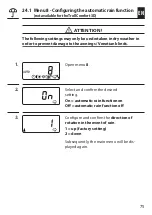 Предварительный просмотр 75 страницы RADEMACHER Troll Comfort Instruction Manual For The Electrical Connection And For Commissioning