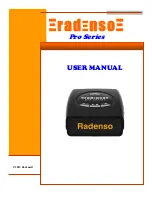 Radenso Pro Series User Manual preview