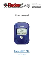 RADEX QUARTA RD1212 User Manual preview