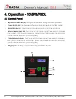 Предварительный просмотр 8 страницы Radia 0-1015-PB Owner'S Manual