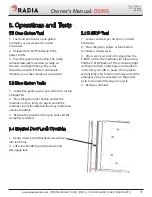 Preview for 11 page of Radia 05995-E5 05995-E6 Owner'S Manual