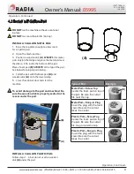 Предварительный просмотр 9 страницы Radia 5995 Agitar Owner'S Manual