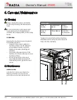 Предварительный просмотр 12 страницы Radia 5995 Agitar Owner'S Manual