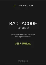 RadiaCode 10 Series User Manual preview