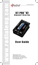 Radial Engineering BT-PRO V2 User Manual preview