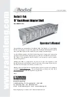 Radial Engineering J-Rak R800 1015 Operator'S Manual preview