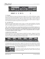 Preview for 6 page of Radial Engineering JD6 Owner'S Manual