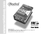 Radial Engineering JDI Mk3 User Manual preview
