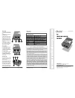 Preview for 1 page of Radial Engineering JS-3 User Manual