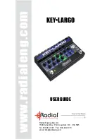 Radial Engineering Key Largo User Manual preview