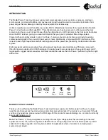 Preview for 2 page of Radial Engineering POWER-1 Owner'S Manual