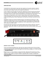 Preview for 3 page of Radial Engineering Power-2 Owner'S Manual