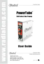 Radial Engineering PowerTube 500 Series User Manual preview