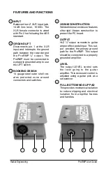 Предварительный просмотр 2 страницы Radial Engineering ProRMP Owner'S Manual